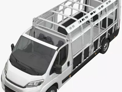 L4H2 Global commercial van 3D model