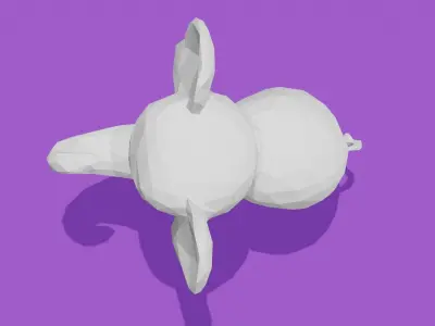Low poly Elephant Low-poly 3D model buy