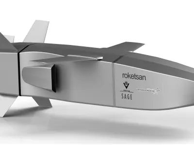 Stand-Off Missile SOM-J 3D model