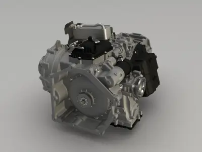 AUDI R8 quattro S-tronic 7-speed gearbox 3D model