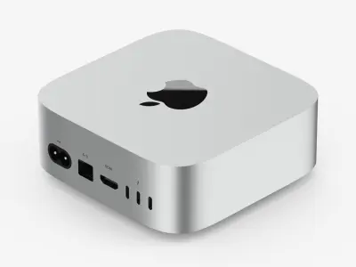 Apple Mac mini 2024 with Apple M4 Processor Desktop Computer 3D model