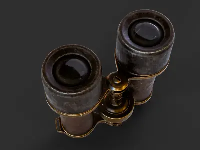Old Binoculars 3D model