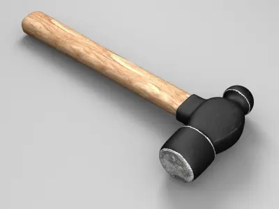 Used Ball Pen Hammer 3D model