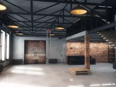 Warehouse loft 3D model shop
