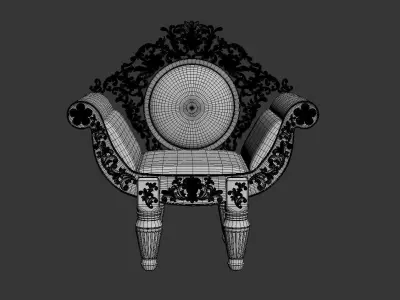 Antique Chair 3D model