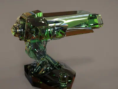 Turret Gun 3D model purchase