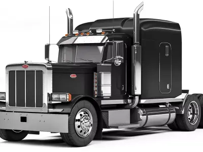Peterbilt 379 Sleeper Cab 2005 3D model