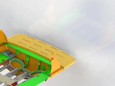 Vehicle Lift Free 3D model