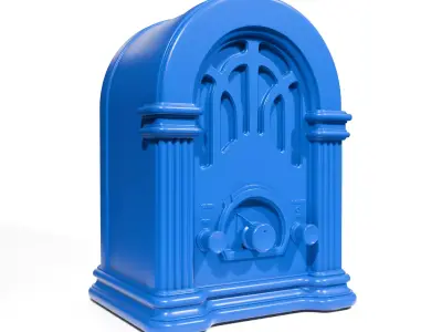 Old radio 3D print model