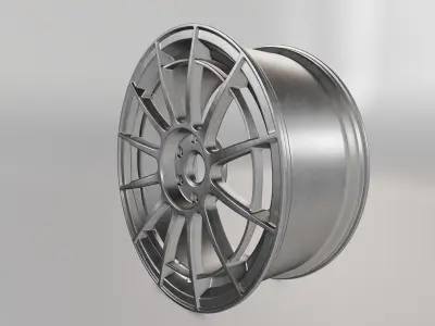 Enkei Spider NT03 Wheel Low-poly 3D model
