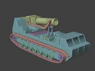 Gauss Cannon  3D model