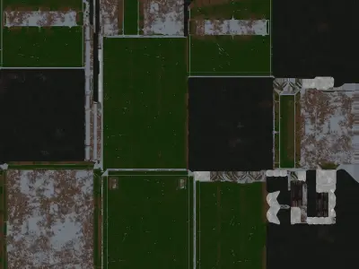 Front Load Container Low-poly 3D model