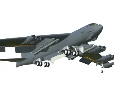 Boeing B-52H Stratofortress 3D model purchase