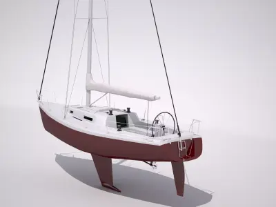 Sailboat J105 3D model