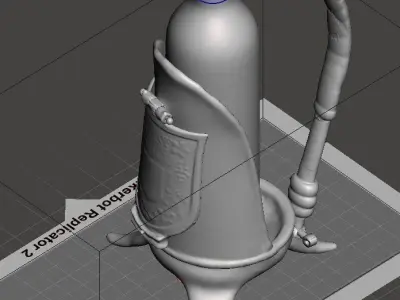 medival wine holder 3D print model