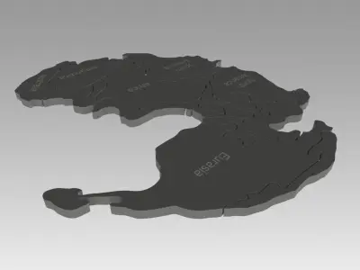Pangea 3D model