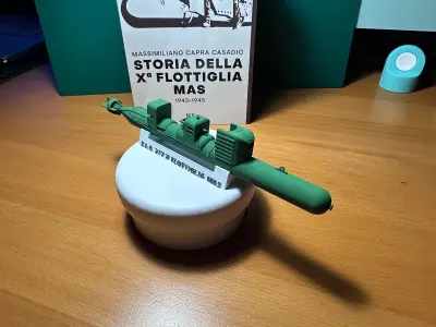 Siluro a lenta corsa Maiale - WW2 Italian Slow Course Torpedo 3D print model