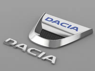 dacia logo 3D model