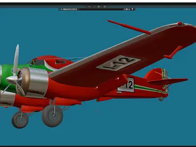 SM-79 Sparviero Free 3D model