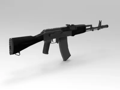Kalashnikov AK-74 3D model