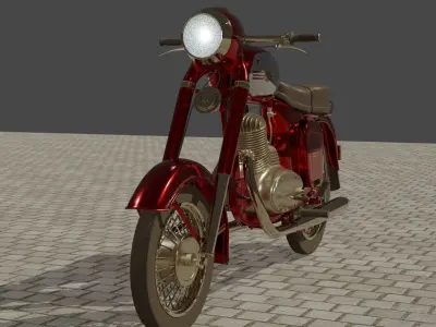 Jawa motor 3D model