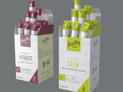 box packaging Low-poly 3D model