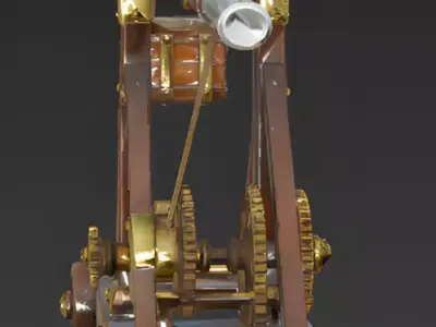 Realistic Giant Egg Slingshot 3D Model 3D Model Low-poly 3D model