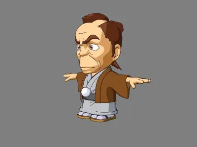 warrior 3D model