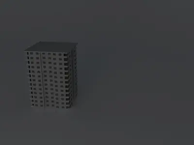 Apartment Building Free 3D model
