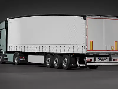 2025 Mercedes-Benz Actros L GigaSpace 3D model
