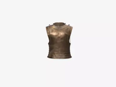 Ancient Armor HallStatt 3D Model Game Ready PBR Low Poly Low-poly 3D model