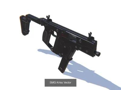 SMG and Special OPS Rifles Bundle 3D Model Pack