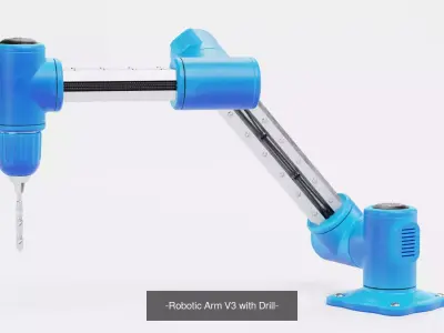 Robotic Arms Collection - Rigged 3D Model Pack