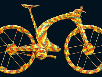 Bicycle  3d model Low-poly 3D model