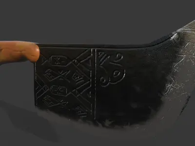 fish knife Free low-poly 3D model