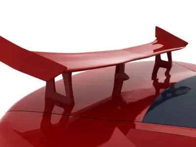 Spoiler bridge 3D model