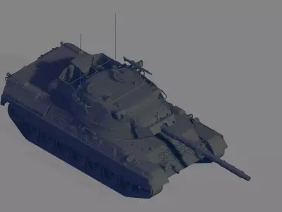 Leopard A1A1 3D model