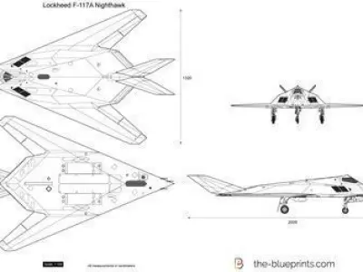 Nighthawk Stealth Aircraft 3D print model