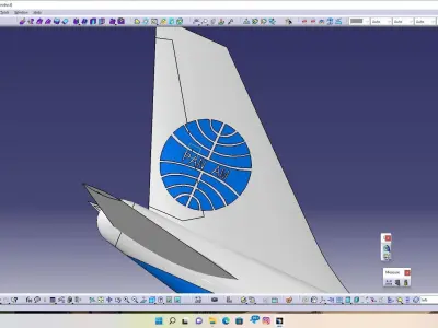 boeing 747 pan am 3D model
