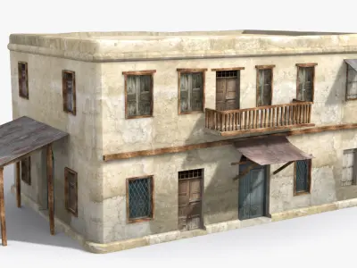 Arab x5 Low-poly 3D model