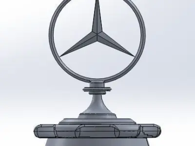 Mercedes Star Free 3D model