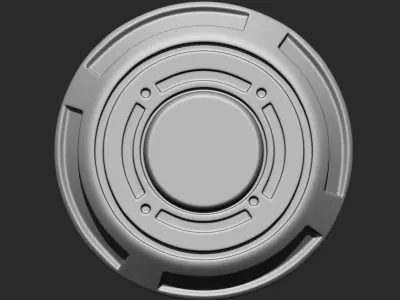 Sci-fi Hardsurface IMM Brush Pack 9 in One vol 2 3D model