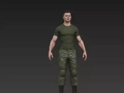 Modern Military Soldier - Tactical Special Forces 3D model