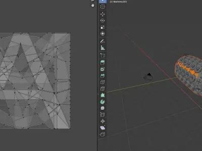 Ship fender Low-poly 3D model