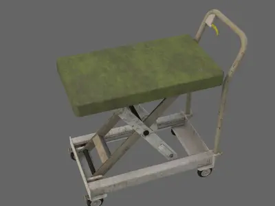 Trolley Low-poly 3D model