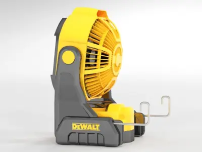 DEWALT 20V MAX Cordless Fan for Jobsite 3D model