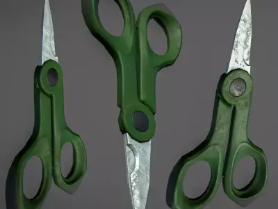 Scissors Electrician - Tijeras Electricista Low-poly 3D model