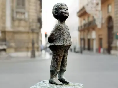 Boy Statue 3D model