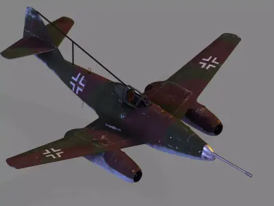 Me 262 A 1 U4 Pulkzerstorer 3D model