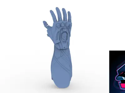 IRONMAN MK 85 GAUNTLET READY TO 3D PRINT 3D model
